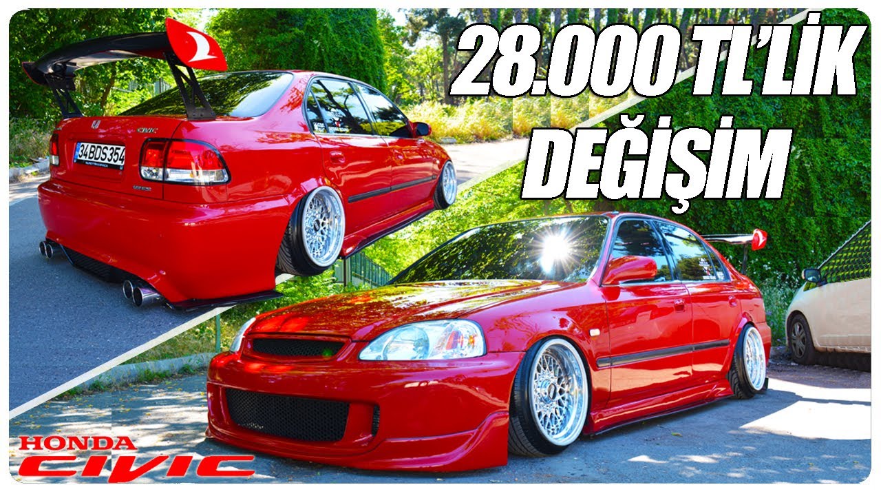 28.000 TL'LİK MUHTEŞEM DEĞİŞİM | HONDA CİVİC 1.6 İES