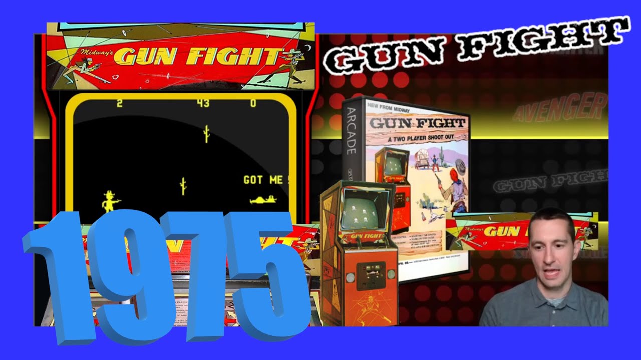Gun Fight и убойные аркадные игры 1975 года! #аркада #винтажныеигры #ретро #atari #midway