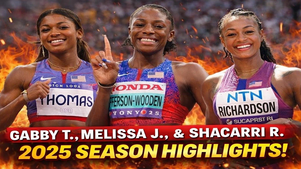 MUST WATCH! 🔥 Gabby Thomas, Melissa Jefferson and Sharcari Richardson #2025 Season Highlights 