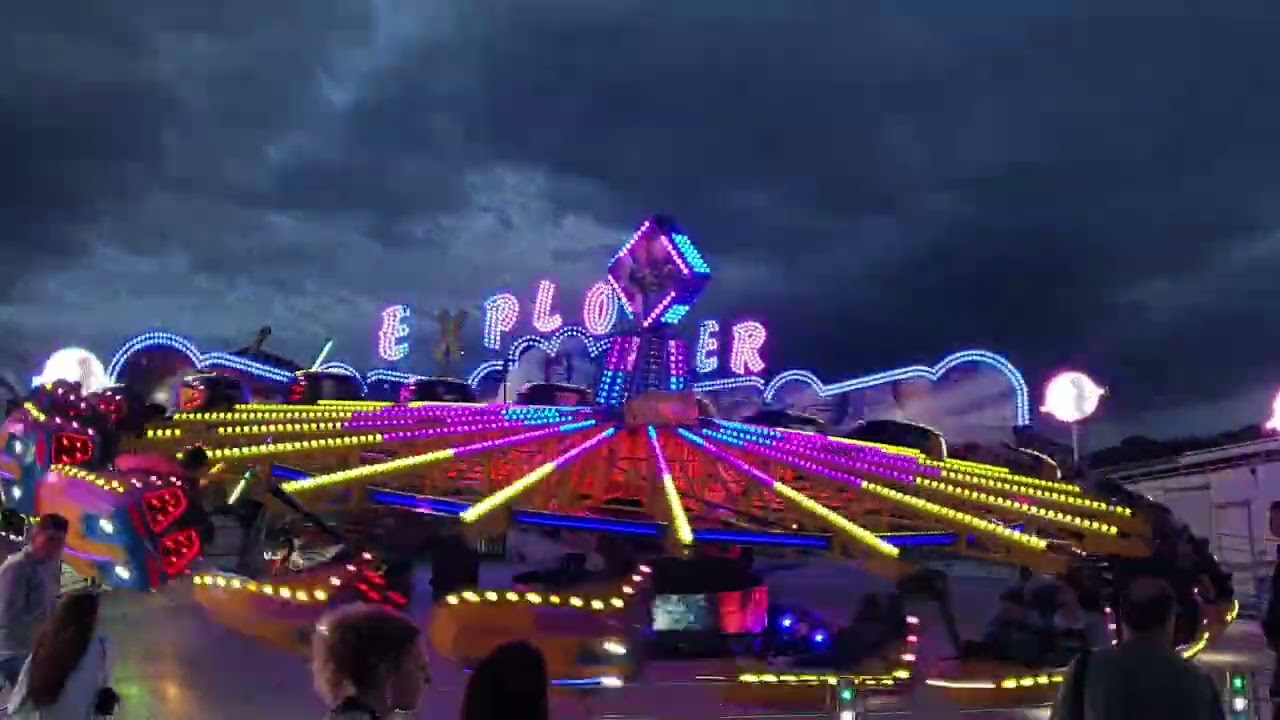 Atracción EXPLORER, feria de Ponferrada.