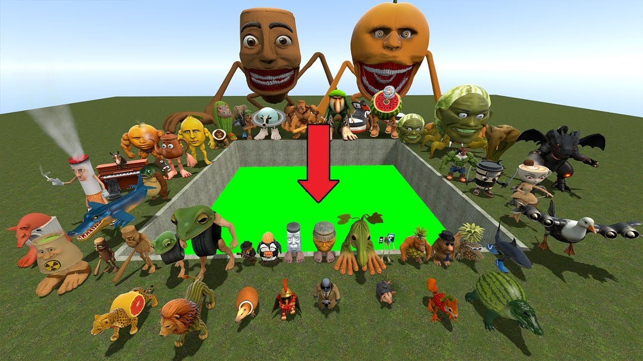 Spartan Kicking Italian Memes in The Toxic Pit | Garry's Mod