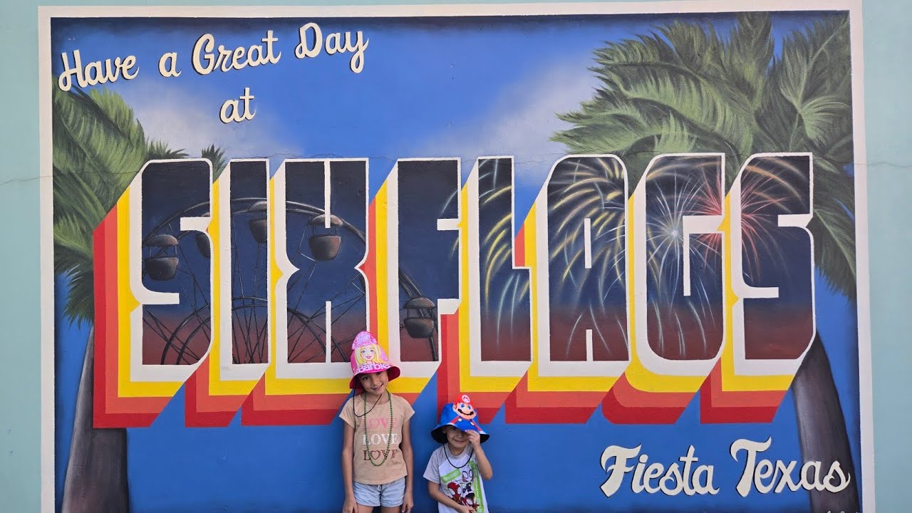 SIX FLAGS VLOG W / JIMENA & LEVI ♡