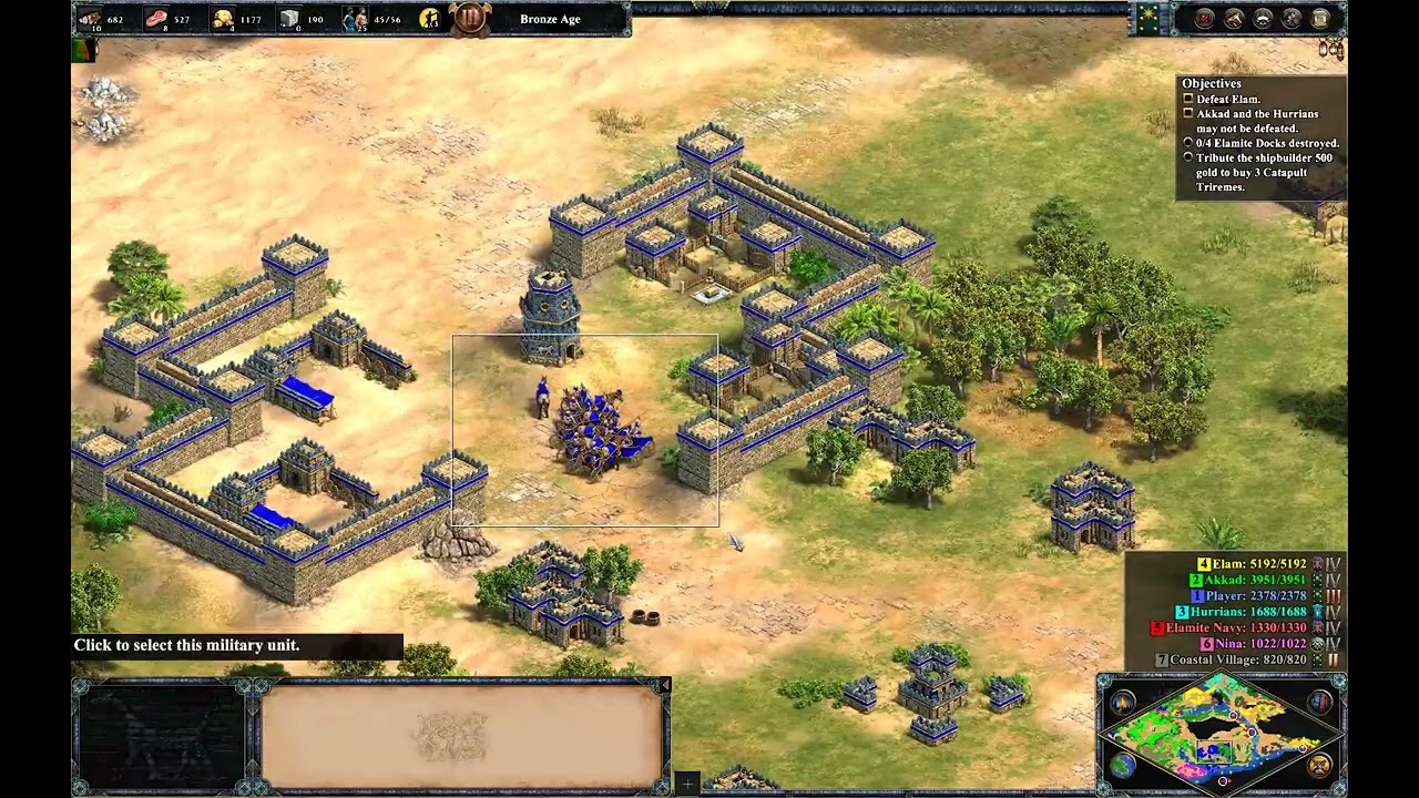Age of Empires II Definitive Edition - Return of Rome - Sargon of Akkad -  4. The Land of Kings !HD!