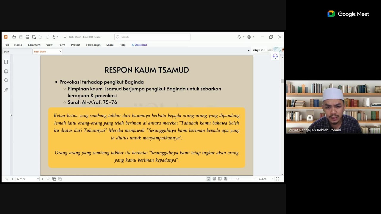 Kisah-kisah di Dalam Al-Quran (Minggu 32)