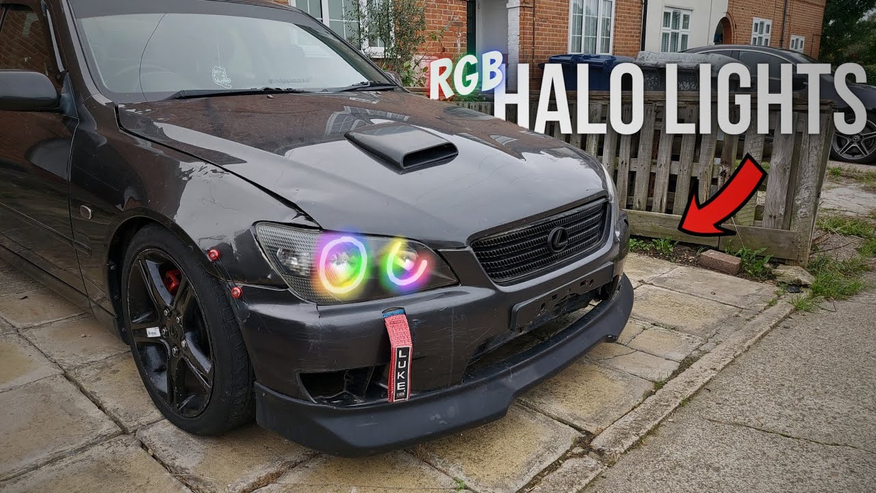 INSTALLING RGB HALO LIGHTS ON MY LEXUS IS200! - TUTORIAL [EP19]