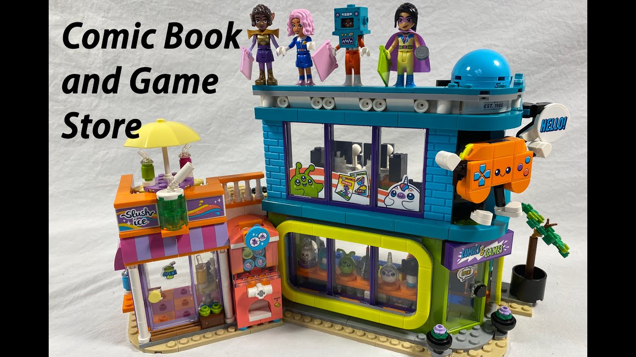 LEGO Friends 42674 Comic Book and Game Store