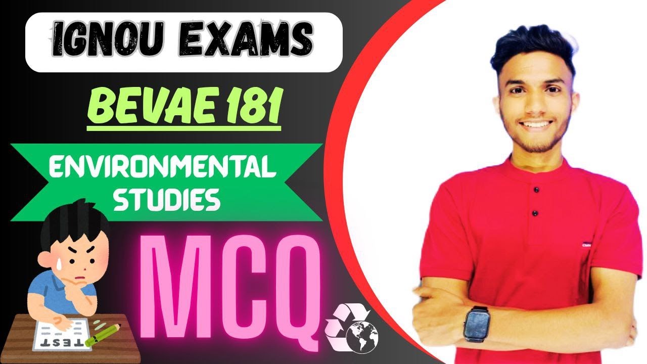 #134 BEVAE 181 | EVS MCQ MOCK 2 | ENVIRONMENT | IMPORTANT QUESTIONS MARATHON IGNOU WALAY AAYUSH SIR