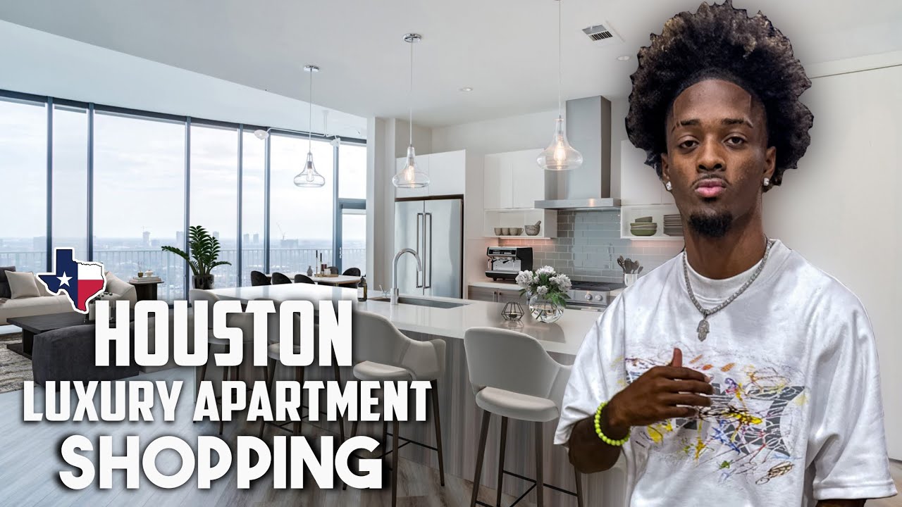 I WENT LUXERY APARTMENT SHOPPING IN DOWNTOWN HOUSTON | MOVING NEXT MONTH!!!!!