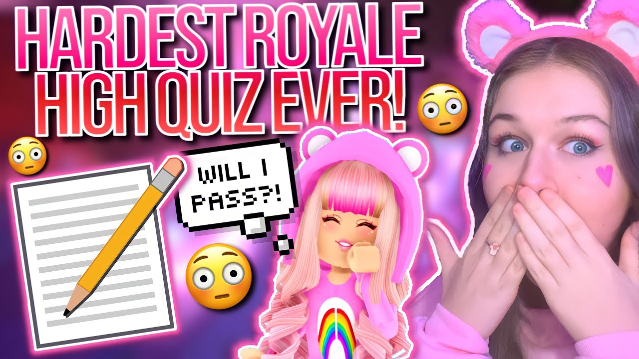 AM I A ROYALE HIGH EXPERT? I TOOK THE HARDEST QUIZ EVER TO FIND OUT… ROBLOX Royale High Challenge