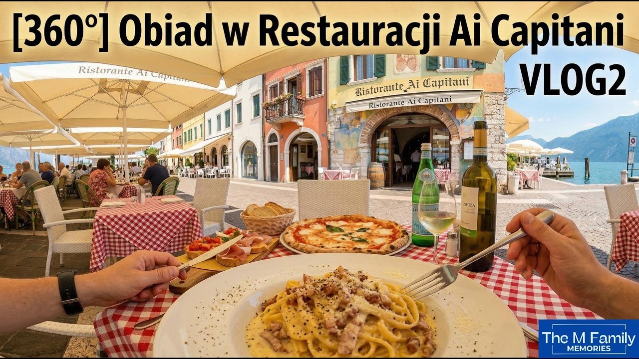 [360°] Obiad z widokiem! Prawdziwe Włochy i Restauracja Ai Capitani | VLOG2