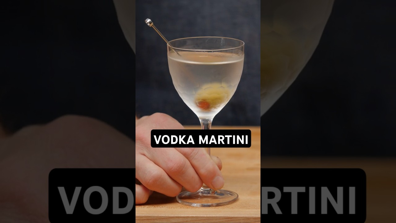 THIS is how you should make a Vodka Martini