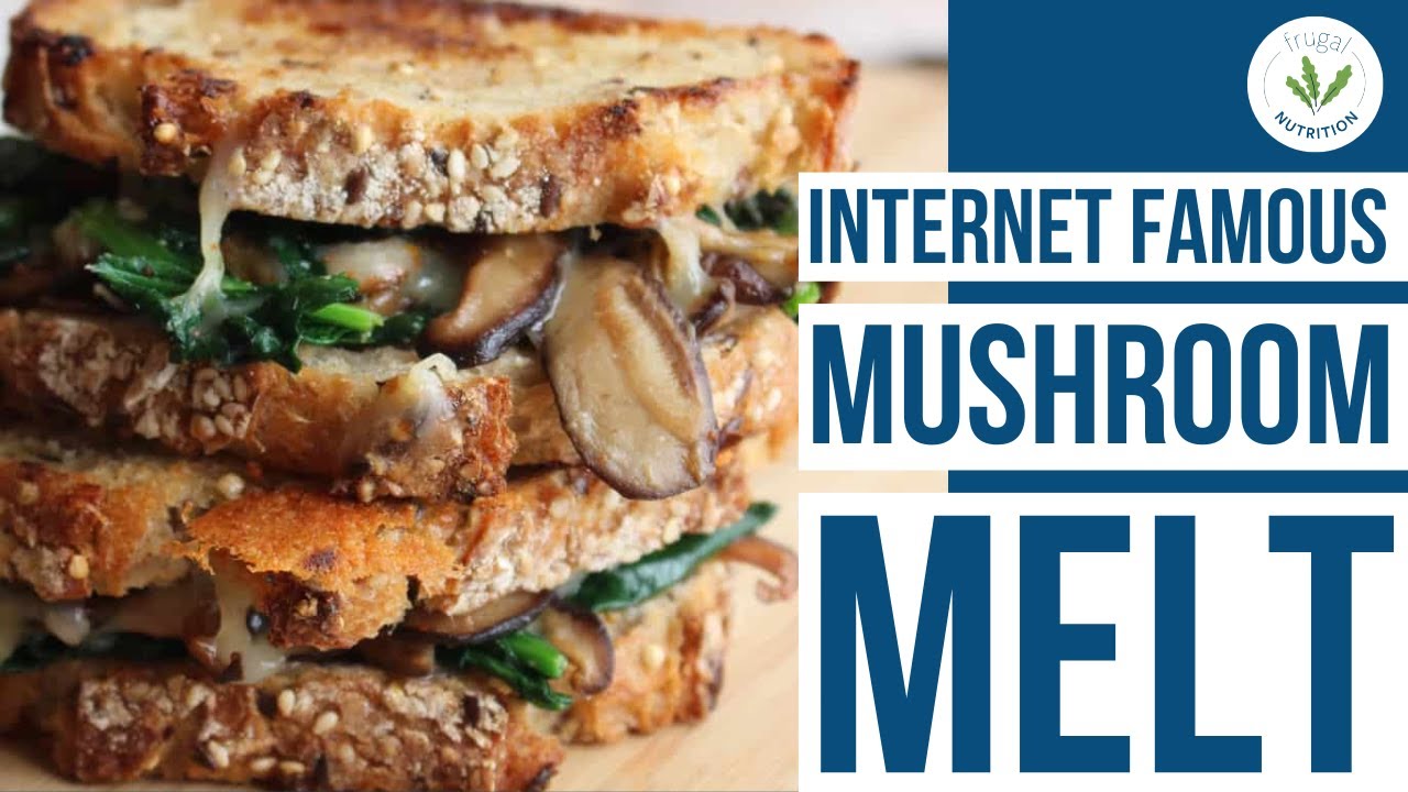 Internet Famous Mushroom Melt Grilled Cheese (so so good!)