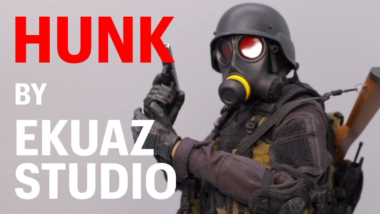 Ekuaz Studio Grim Reaper Hunk 1/6 Scale Figure Resident Evil 2 Unboxing & Review