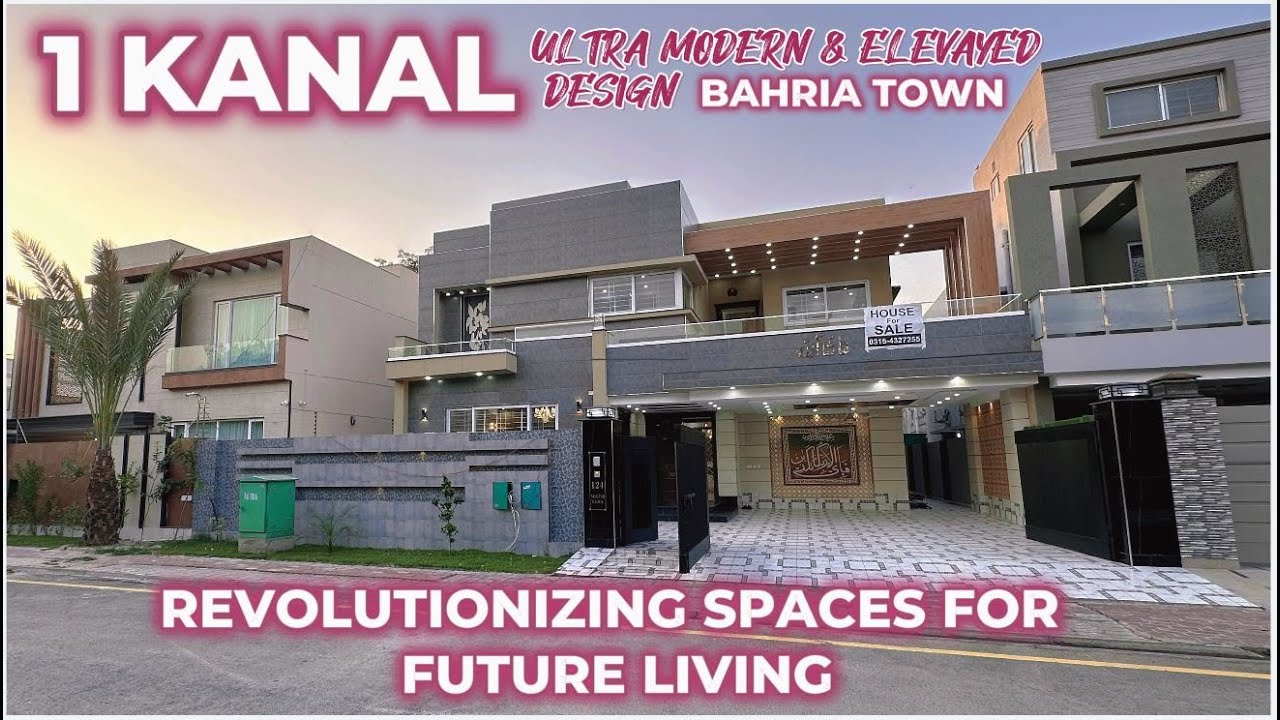 1 Kanal House for Sale in Bahria Town | Ultra Modern & Elevated Design | Bahria Town Lahore