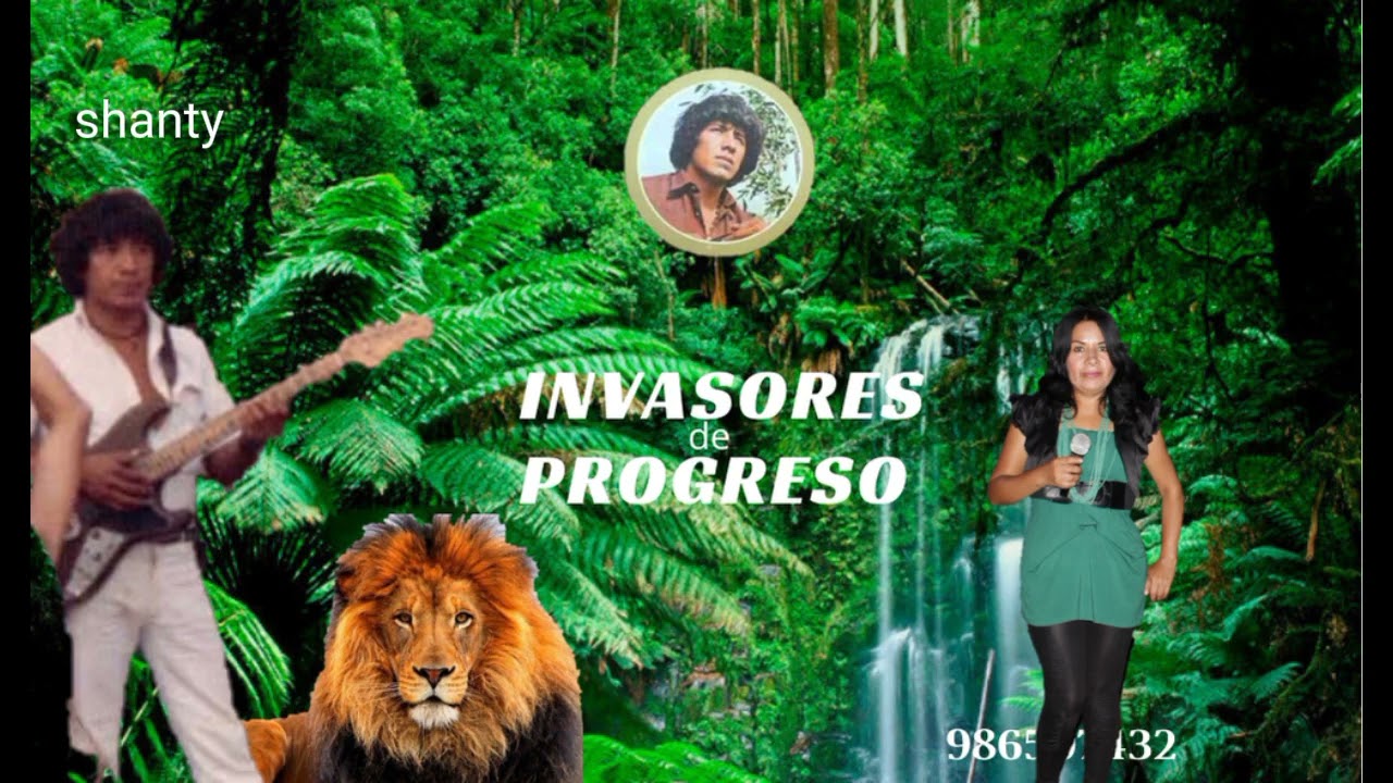shanty y los invasores de progreso con purita selva obras originales de shanty