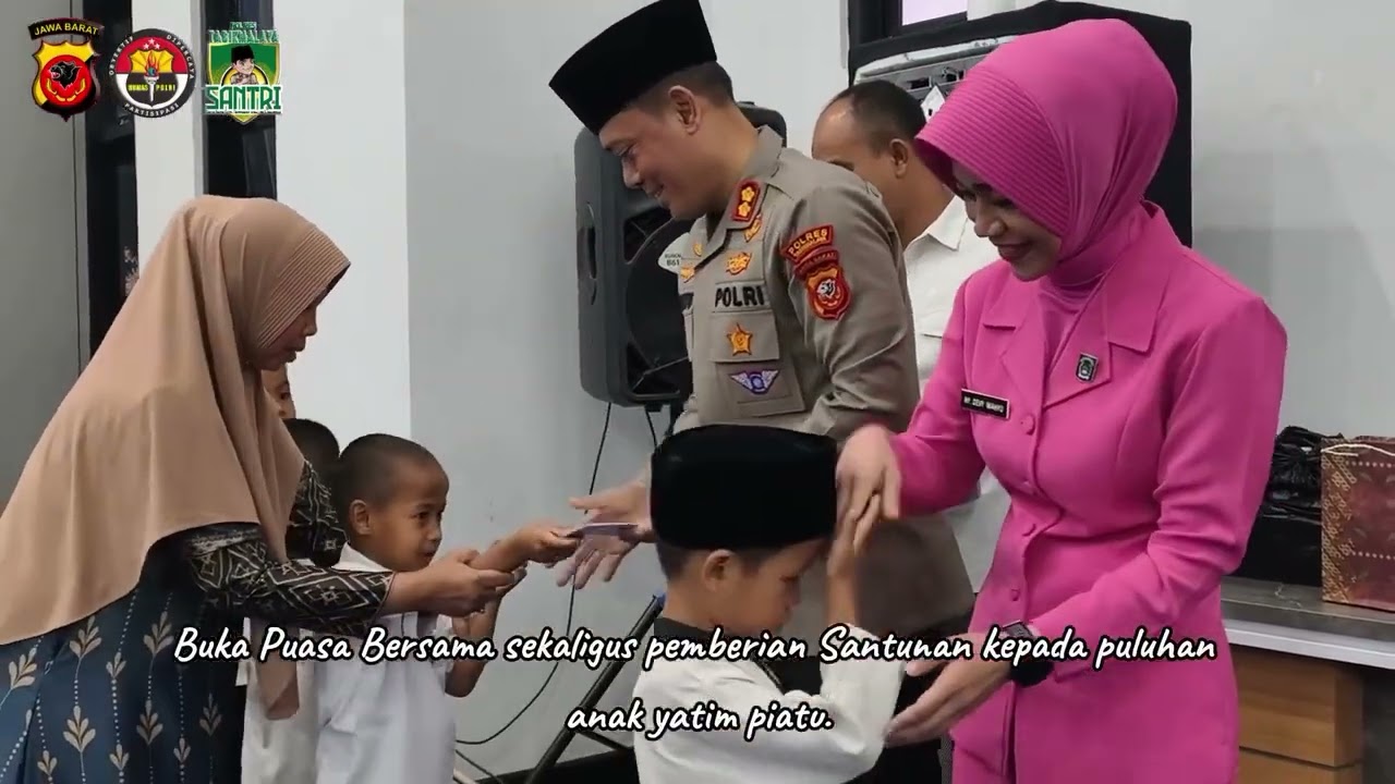 Polres Tasikmalaya melaksanakan buka bersama yang dirangkaikan dengan santunan anak yatim piatu