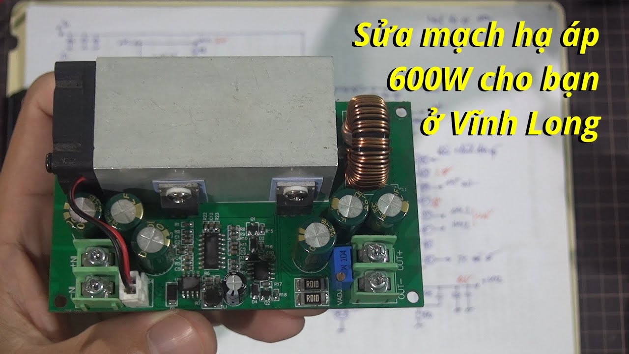 Sửa mạch hạ áp | sửa mạch hạ áp 600W #tl494