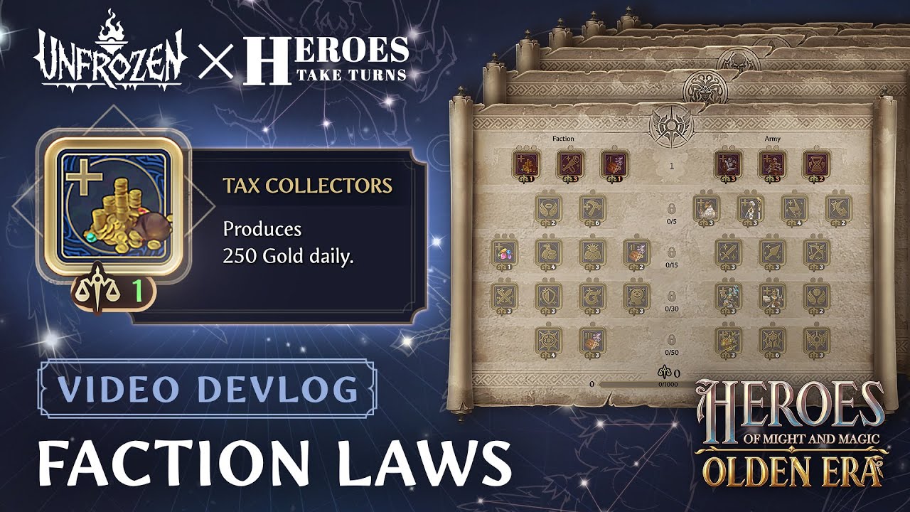 Devlog #5 : Faction Laws in Heroes of Might and Magic: Olden Era!