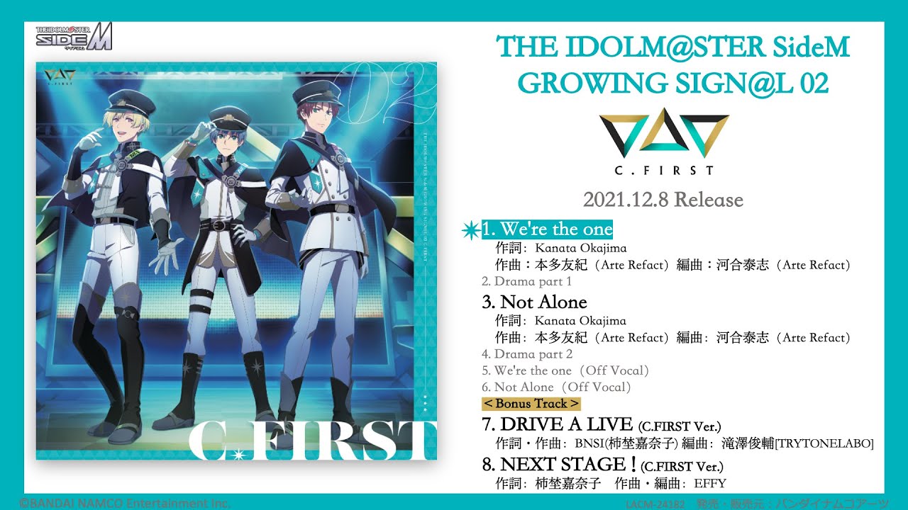 THE IDOLM@STER SideM GROWING SIGN@L 02 C.FIRST 試聴動画
