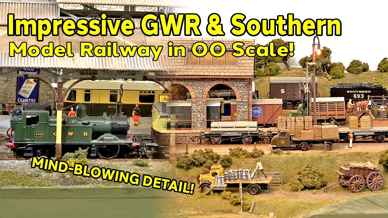 Impressive GWR & Southern Model Railway in OO Scale!