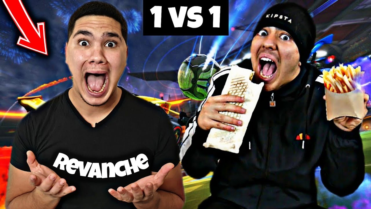 GROSSE REVANCHE SUR ROCKET LEAGUE EN 1 VS 1 ! *LE GAGNANT REMPORTE LE TACOS*