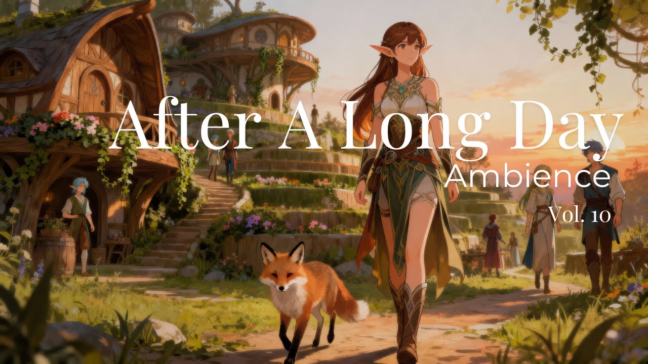 Fantasy Kalimba Ambience | Cozy Evening Music (1 Hour)