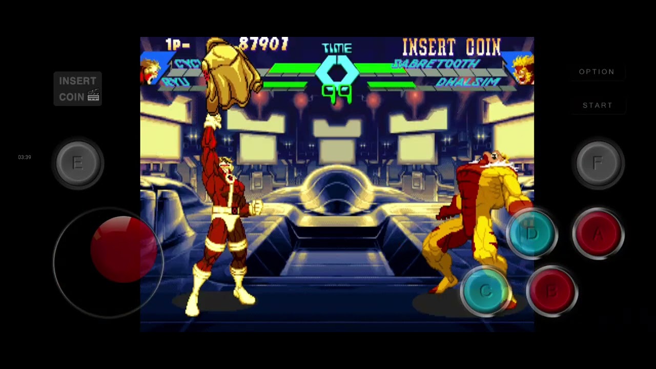 Gameplay do ryu e cyclops