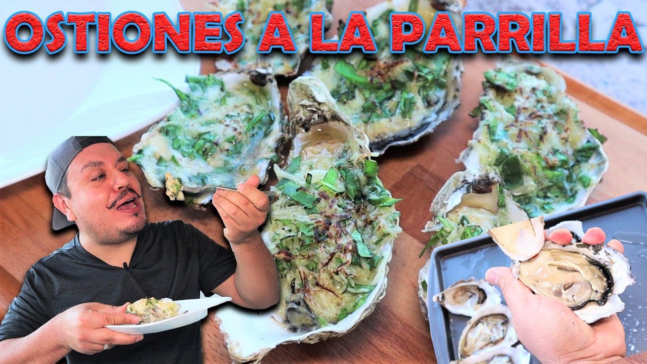 OSTIONES GRATINADOS A LA PARRILLA 😋😍🤩🦪🦪🦪