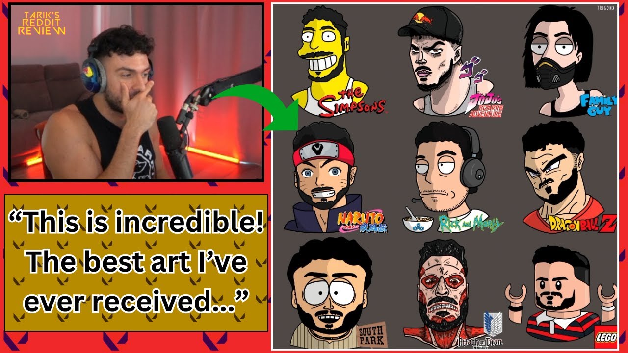 Tarik Reacts to the BEST Artwork He's Ever Received (AND MORE)