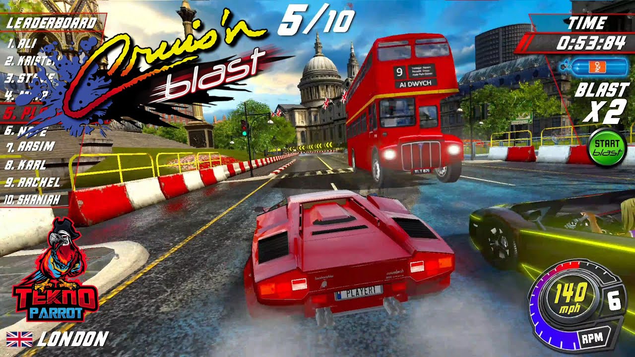 Cruis 'n Blast - London (Arcade version played in Teknoparrot)