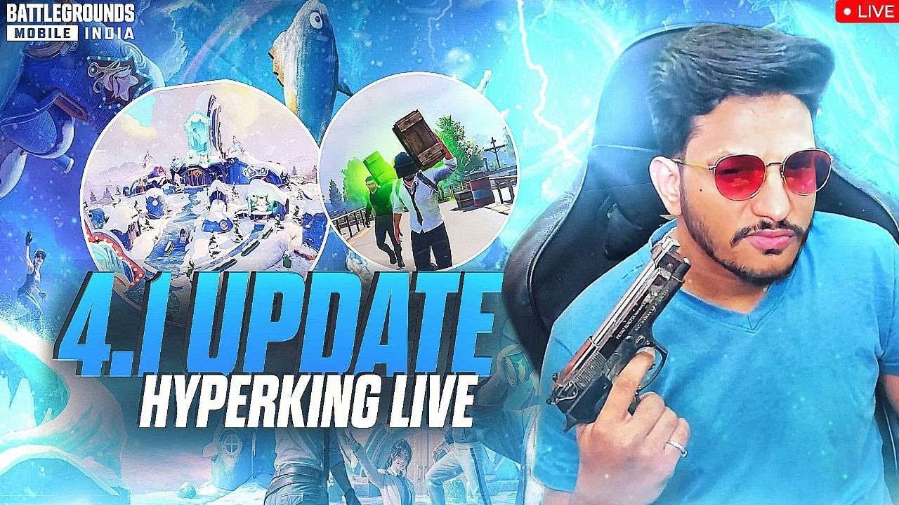 BGMI 4.1 Live Hyper King Telugu Gamer live stream 