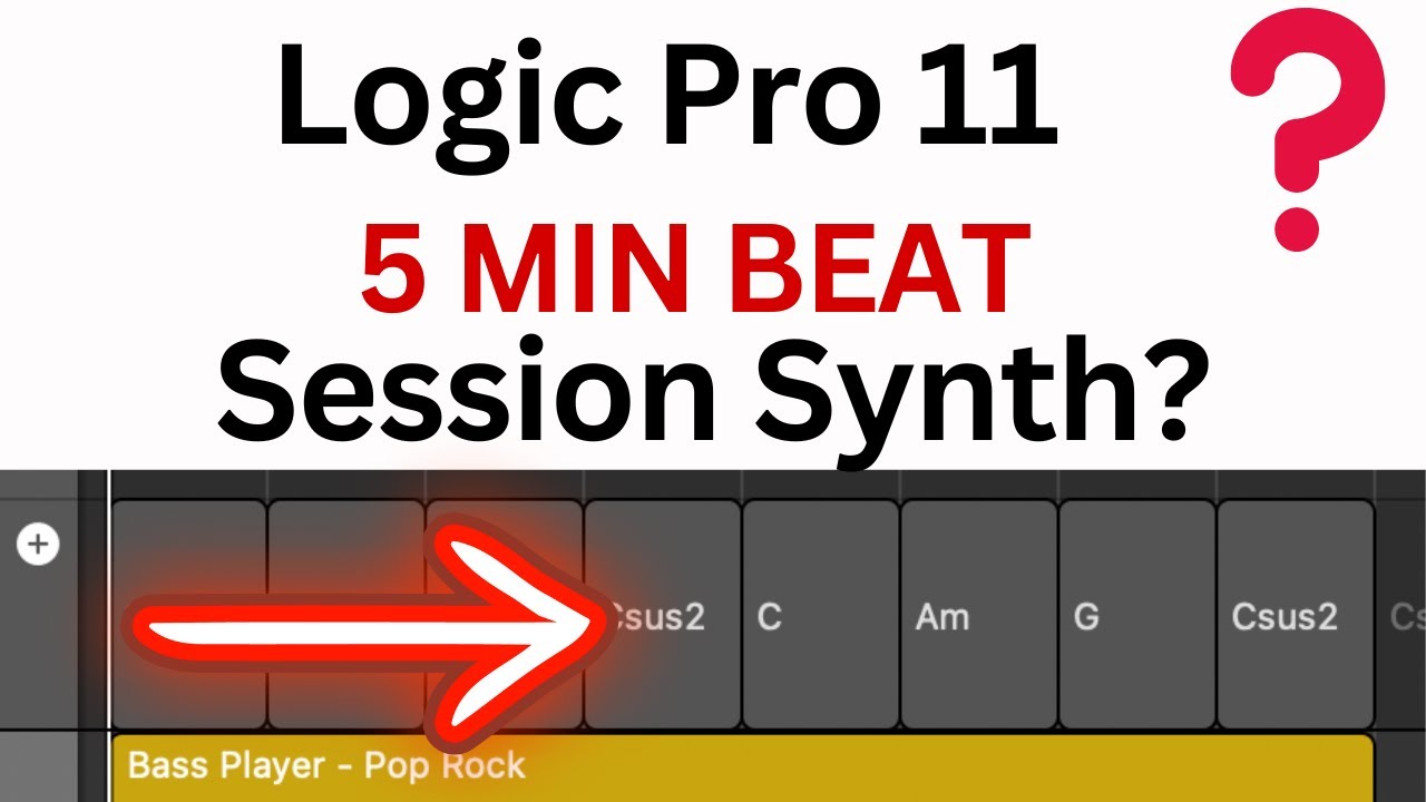 5 min Beat with Session Synths? Logic Pro 11 Session Players Tips