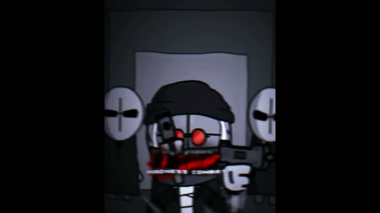 Hank VS Tricky (madness combat) #edit #vs #short