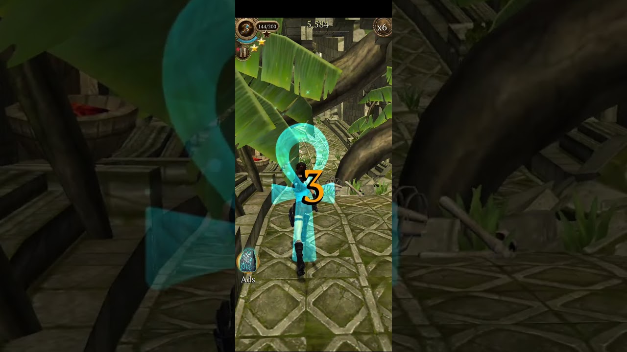 نكمل لعبة tomb raider run
