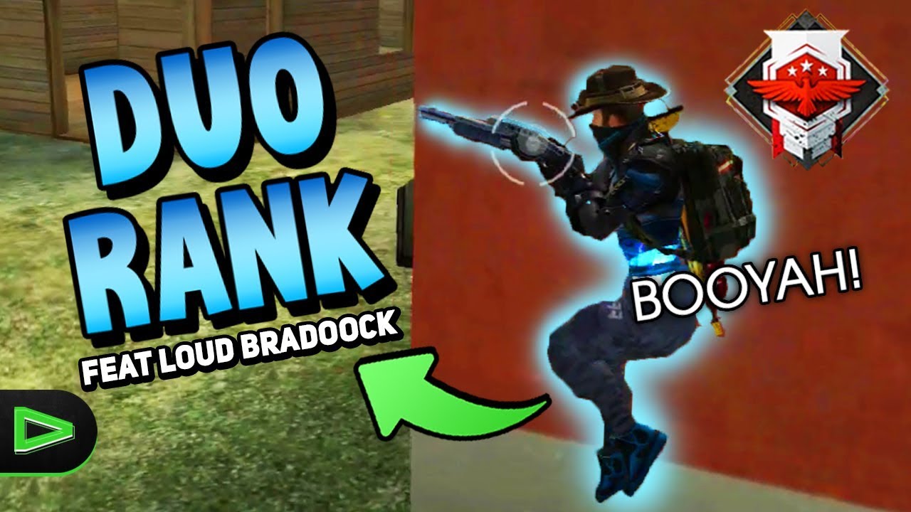 RANQUEADA DUO COM LOUD BRADOOCK NO FREE FIRE