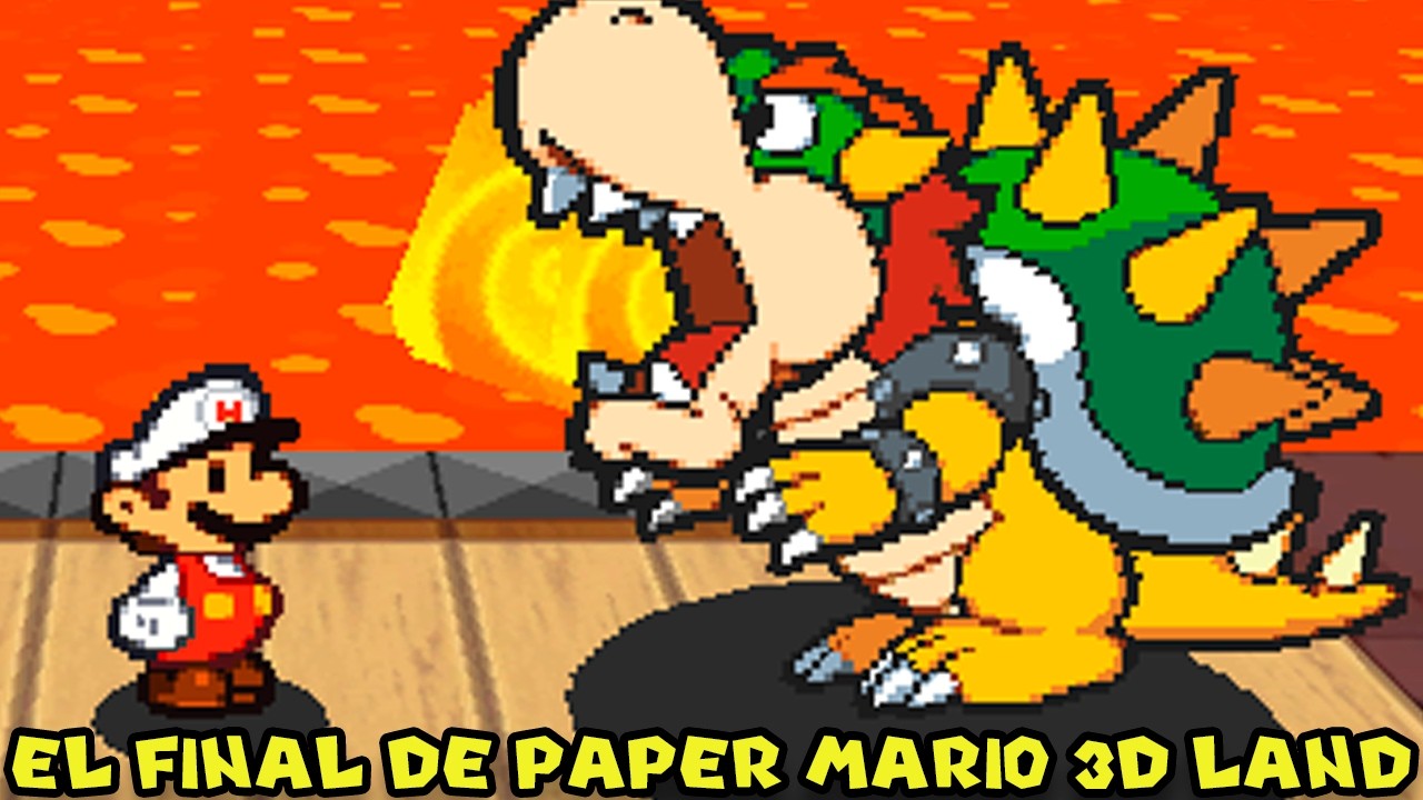 EL FINAL DE PAPER MARIO 3D LAND - Paper Mario 3D Land con Pepe el Mago (FINAL)