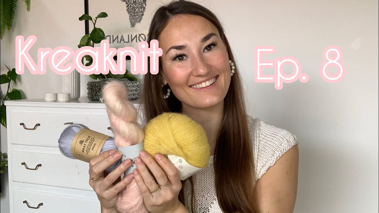 Teststrik og pastel farver - Kreaknit strikkepodcast ep. 8