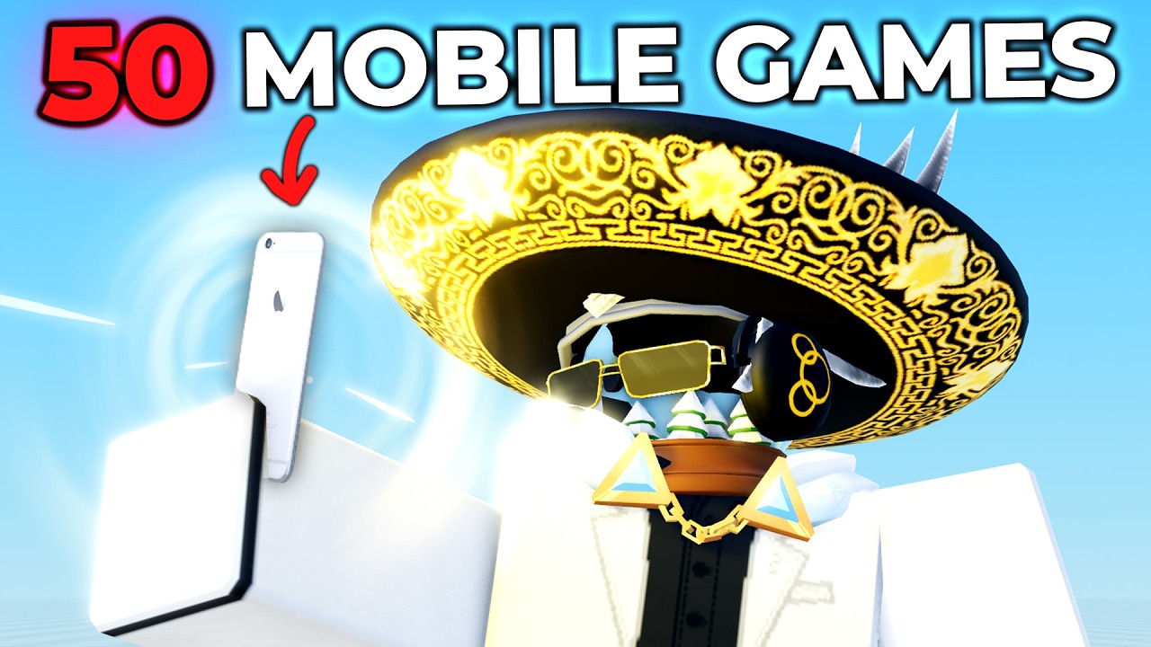 50 Mobile ROBLOX Games to Play when You're Bored