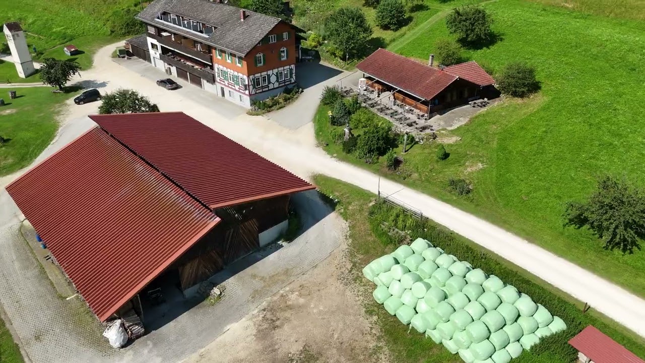 Scenic Countryside Adventure Captured by Drone