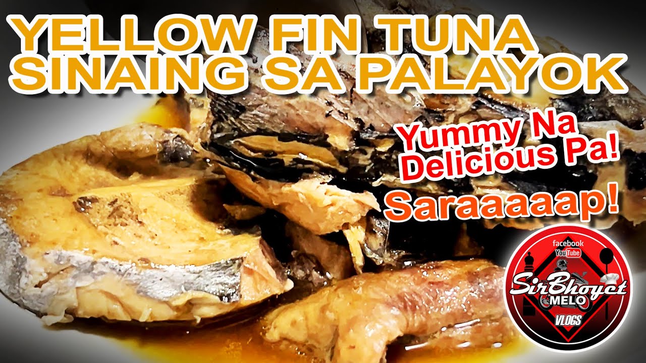 Sinaing Na Yellow Fin Tuna Sa Palayok... Masarap Ipares Sa Gulay Na Ginisang Balatong At Iba Pa..