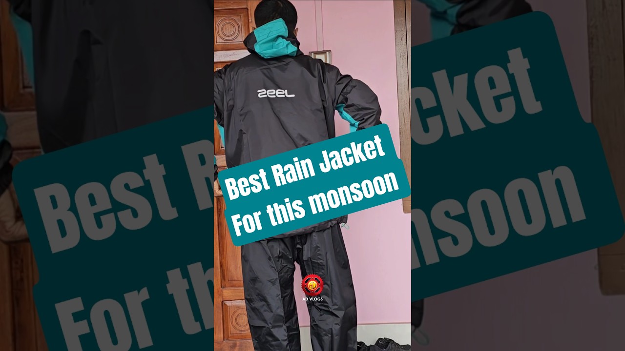 Stay dry and ride safe this monsoon ZEEL Colorblock Men Raincoat #waterproofcoat #rainwear