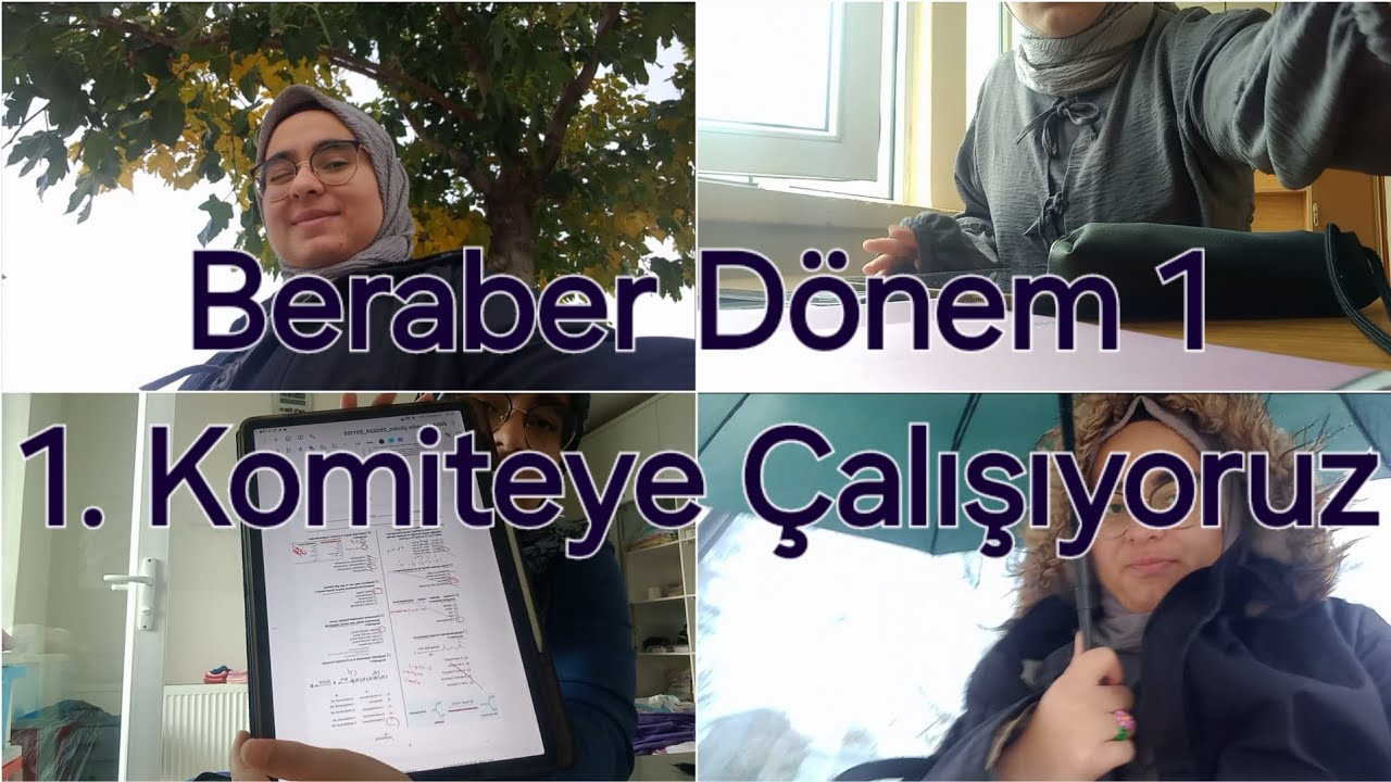 İlk komiteye nasıl çalışmamız gerektiğini bilmeden çalışmaya çalışıyoruzzz💗 | Dönem1 1. Komite