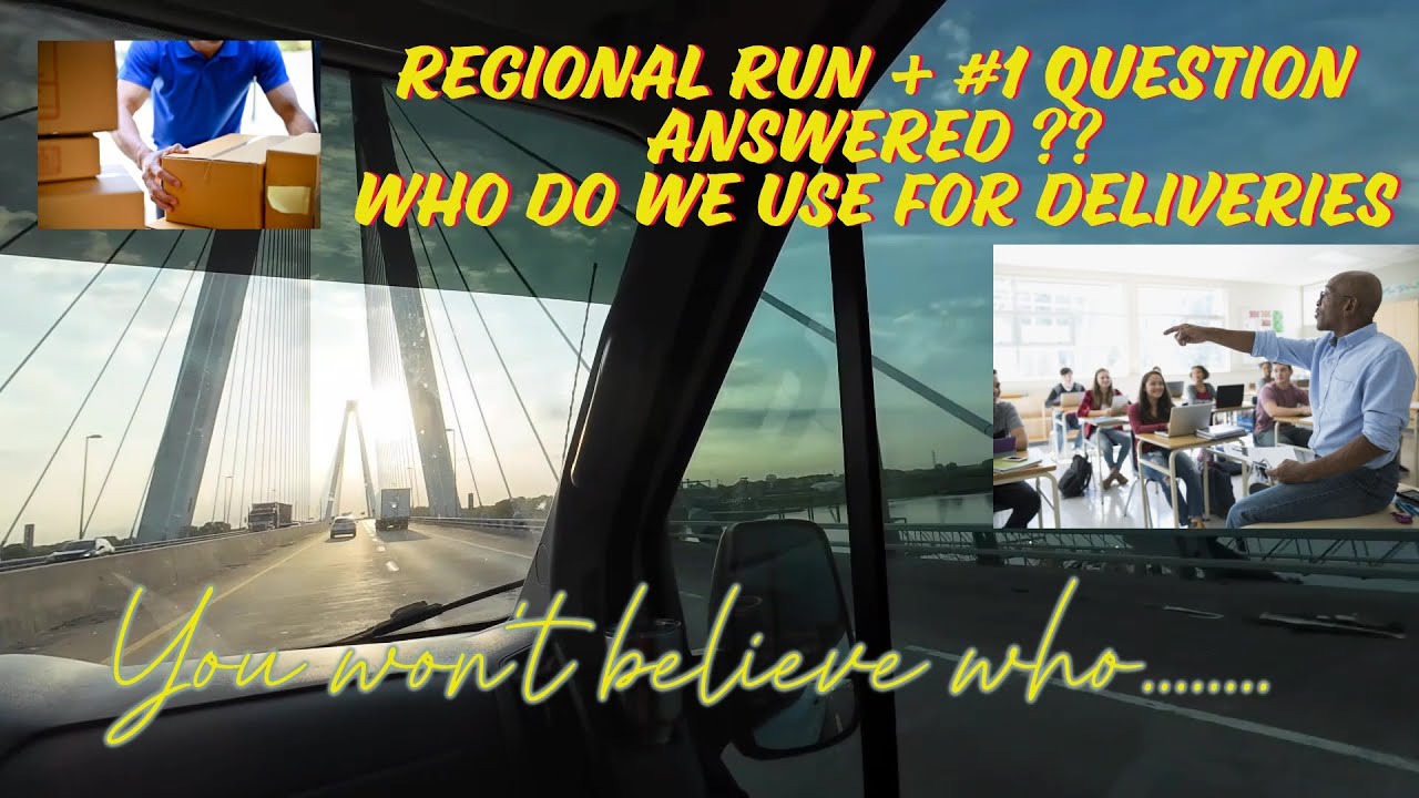 Regional Cargo Van Run + Answering YOUR #1 Question, Who Do We Deliver For