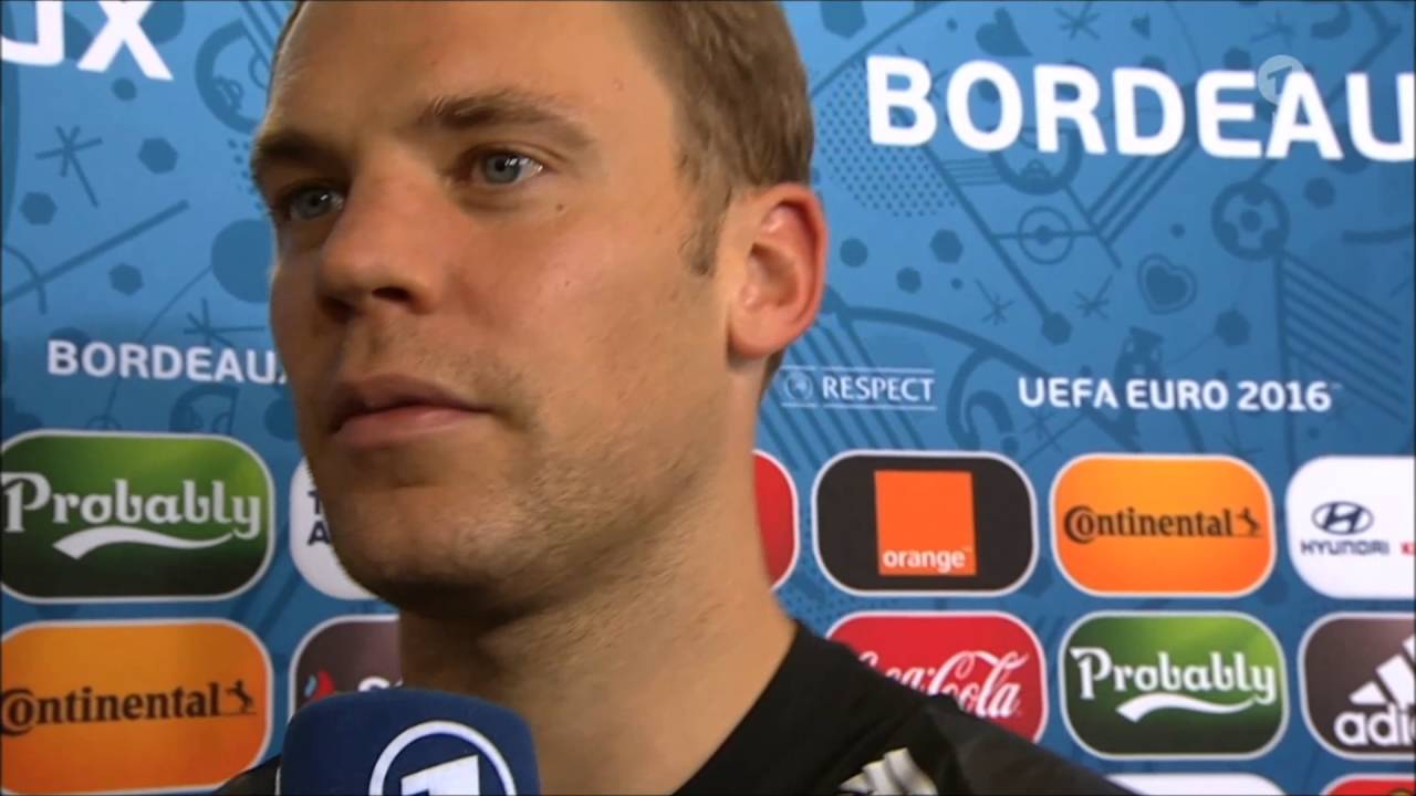 Interview Manuel Neuer nach dem Viertelfinalspiel Deutschland-Italien (EM 2016)