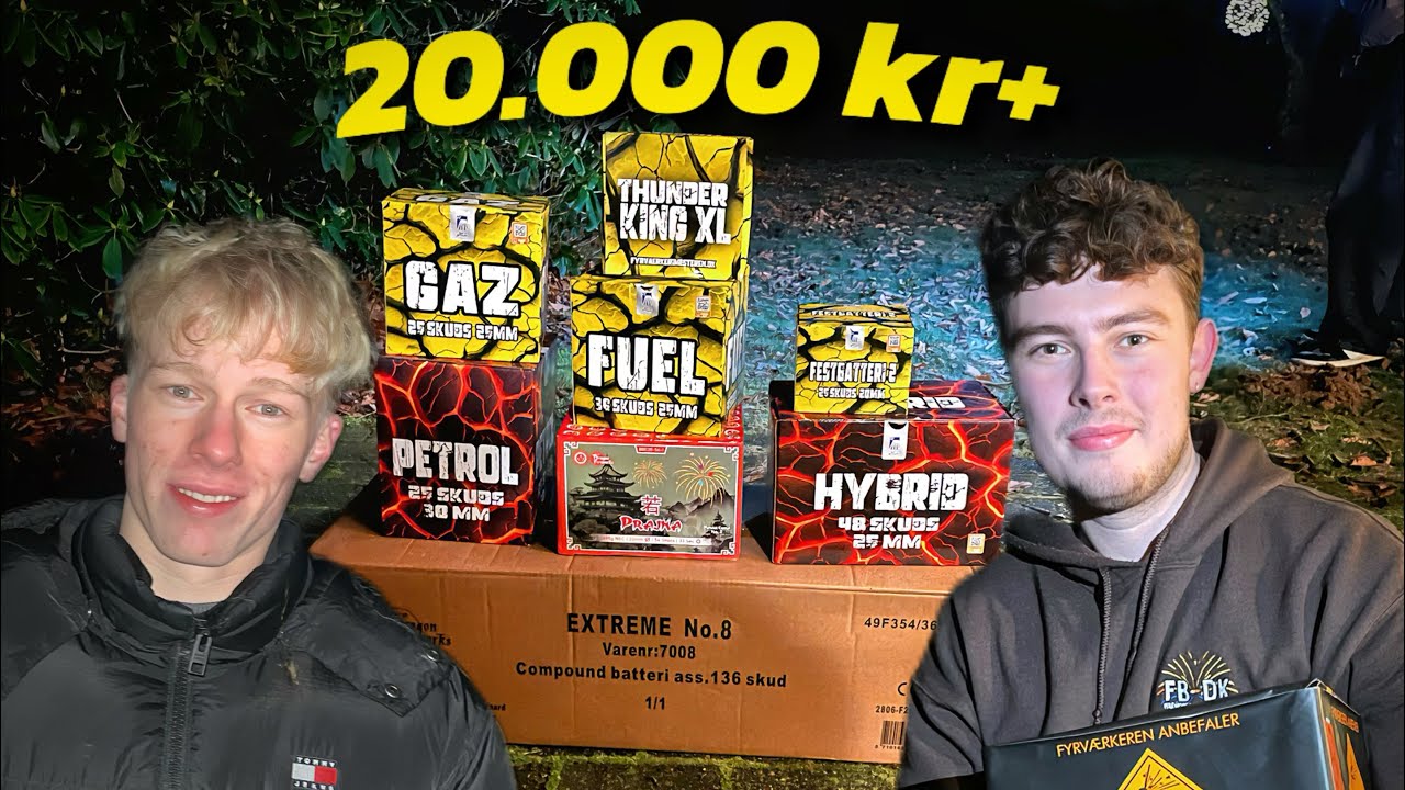 FireworkBrothers inviterede os til k&aelig;mpe FYRV&AElig;RKERI test!!!