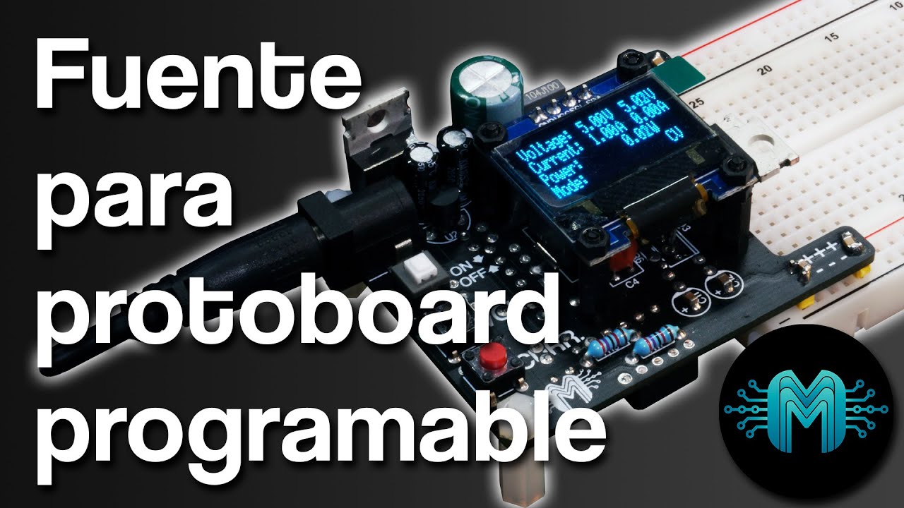Fuente para protoboard programable con ATtiny85