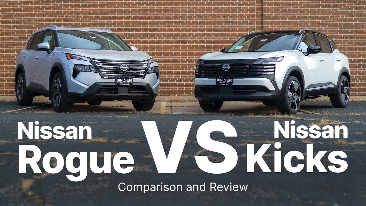 Nissan Kicks SR против Nissan Rogue SV | Сравнение и обзор