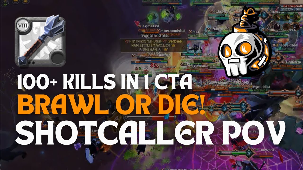 TRAINING with new ZVZ comp! Brawl and Brawl! | Albion Online East ZVZ