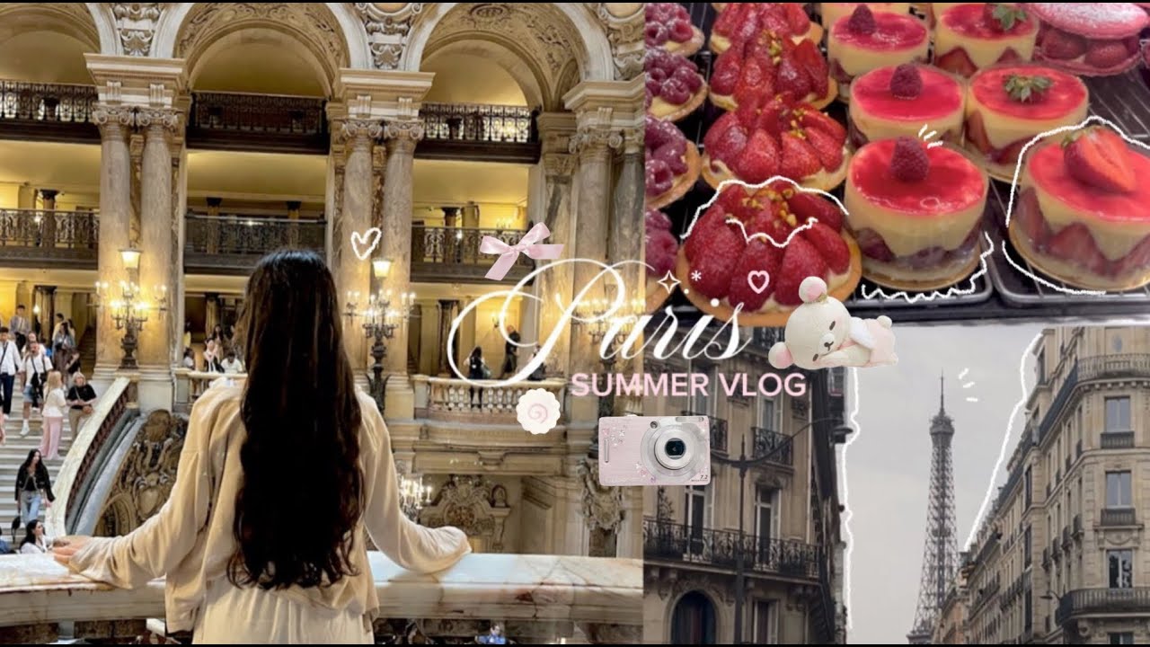 Paris vlog ☕️ || cute cafés, long walks, shopping & art days ·˚ ༘