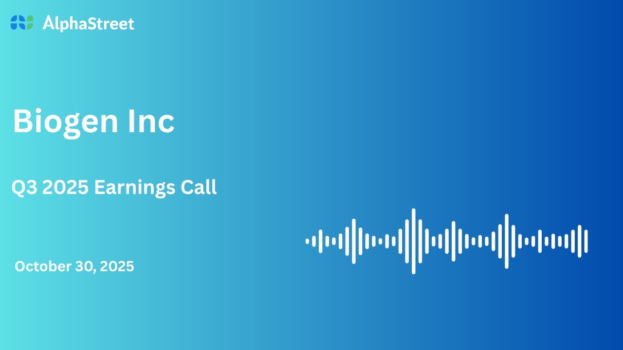 BIIB Stock | Biogen Inc Q3 2025 Earnings Call